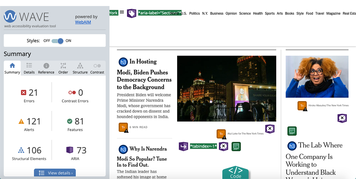 screengrab of wave in action